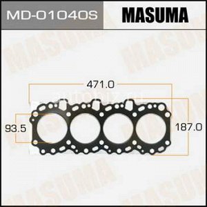 Прокладка Головки блока MASUMA  2KD-FTV  (1/10) Толщина 0,75 мм *