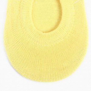 Носки женские, цвет жёлтый 23-25