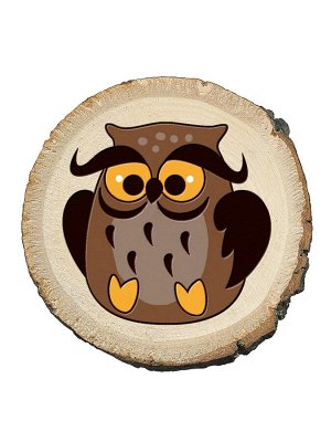 Выжигание на спилах "Лес" (спил малый)