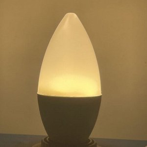 Лампа светодиодная LED-C37-Regular 10Вт 175-265В Е27 3000К 900Лм СВЕЧА