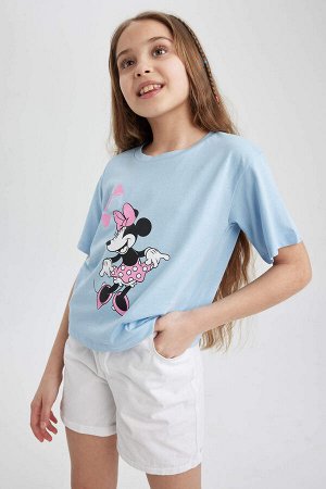 Легкая футболка с коротким рукавом Minnie Mouse Crop Touch для девочек