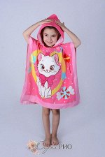 Детское полотенце пончо НГ Кошка