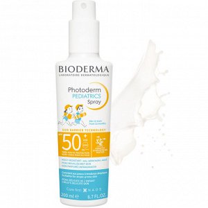 Биодерма Солнцезащитный детский спрей Pediatrics SPF 50+,  200 мл (Bioderma, Photoderm)