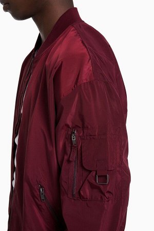 Куртка-бомбер из легкой технической ткани 06683777