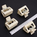 Заколка краб пластмасс 10-143