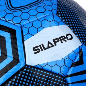 SILAPRO Мяч футбольный 3 сл, р.5, 22см, PU 2.6мм, 320гр (+-10%)