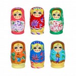 Матрешка 5шт., дерево, 11,5х5,5см