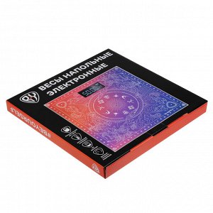BY Весы напольные электронные LIMITED EDITION, ЖК-дисплей, макс. нагр. до 180кг, 28х28х0,5см