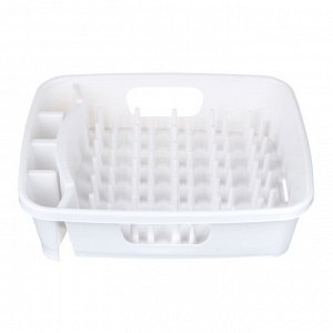 VETTA Сушилка для посуды, 42,5х33х12,6см, пластик, белый цвет