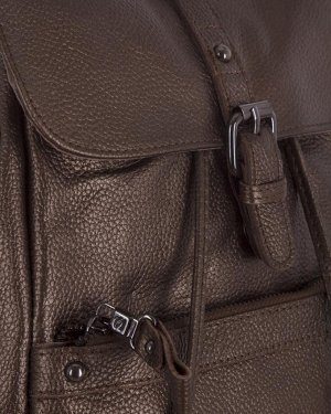 Рюкзак S031 натуральная кожа (бронзовый)