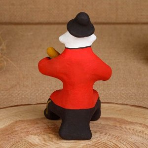 Сувенир «Мужик с балалайкой », 6x7x12 см, каргопольская игрушка