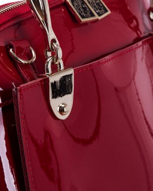 Рюкзак 124A лак (натуральная кожа) (красный)