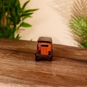 Сувенир "Автобус" тиковое дерево 13х4,5х7 см