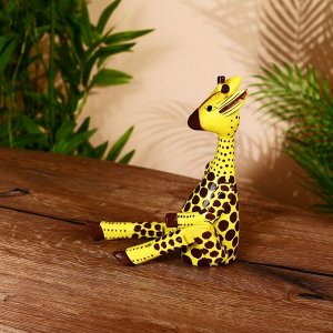Сувенир "Жираф" висячие лапки, дерево 30 см