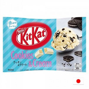 KitKat Cookies & Cream 150g - Японский КитКат сливки и печенье. 10шт