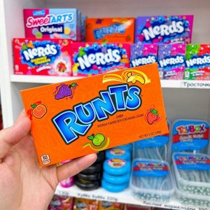 Wonka Runts candy 142g - Конфеты в форме фруктов от Вилли Вонки