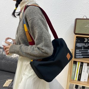 Сумка женская, холщовая сумка, сумка через плечо