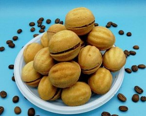 Печенье ОРЕШКИ со сгущенкой 350г