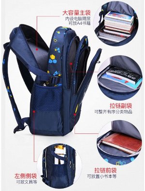 Рюкзак для школы с ортопедической спинкой для мальчика