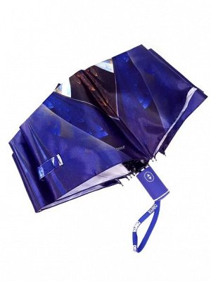 Зонт женский автомат ЛИСТЬЯ (ЦВЕТЫ) цвет Фиолетовый (DINIYA)