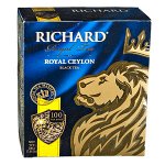 чай RICHARD &#039;ROYAL CEYLON&#039; 100 пакетиков 1/6