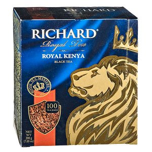 чай RICHARD 'ROYAL KENYA' 100 пакетиков 1/6