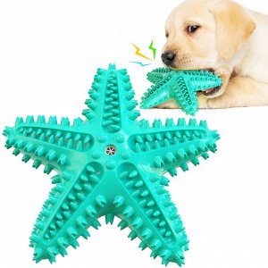 Игрушка для собак "морская звезда", цвет мятный