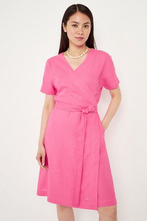 Платье Lunaria льняное розовое