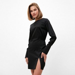 Платье женское MINAKU: Silk pleasure цвет черный , р-р 44