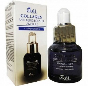 Ekel Антивозрастная ампульная сыворотка для лица с коллагеном Collagen Anti-Aging Booster Ampoule 100%, 30 мл