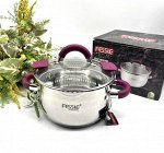 Кастрюля из нержавеющей стали с крышкой FESSLE диаметр 18 см (2,7 л)