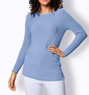 Пуловер, голубой