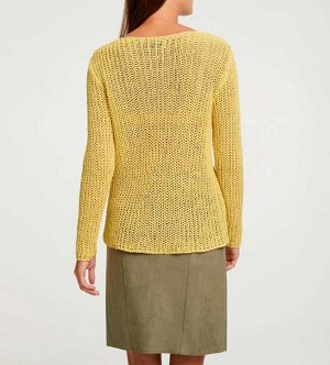 Пуловер, лимонно-желтый