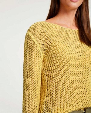 Пуловер, лимонно-желтый