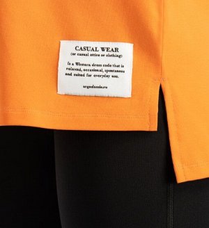 Футболка Оранжевый
Удлиненная женская футболка с круглым вырезом горловины, с разрезами по боку (принт и термо "Aperol").
Материал:
Cotton - материал из натуральных волокон, который удобен в носке, бы