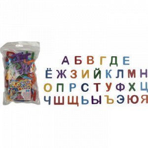 Набор магнитов "Азбука на магнитах" пластиковых, цвета ассорти, 33 элемента, deVENTE