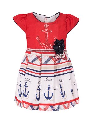 Платья для девочек "Sailor red", цвет Крансый
