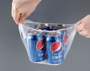 Пакеты для продуктов на резинке 100шт / пакеты для тарелок на резинке / пищевые пакеты на резинке 100шт / пакет крышка для хранения 100шт