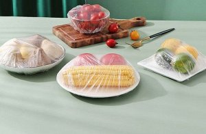 Пакеты для продуктов на резинке 100шт пакеты для тарелок на резинке пищевые пакеты на резинке 100шт пакет крышка для хранения 100шт