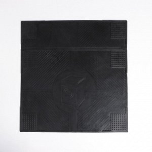 Коврик антивибрационный 65x62x0,7 см, цвет чёрный