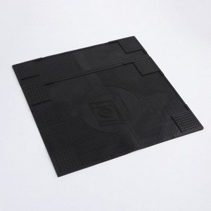 Коврик антивибрационный 65x62x0,7 см, цвет чёрный