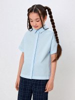 Блузка детская для девочек Rialto голубой