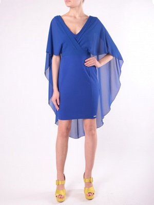 Платье 100%Polyester Inside:96%Polyester-4%Elastane / синий, зеленый, желтый, фуксия, коралловый