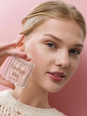 Divage Диваж Хайлайтер для лица запеченный 01 Диваж Glow Sense Baked Highlighter тон 01, Divage