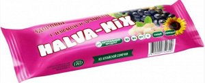 Батончик подсолнечный Halva-Mix с изюмом и арахисом в глазури 60 гр (БХФ)