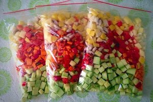 Пакеты полиэтиленовые для заморозки с замком
