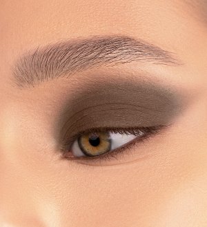 Тени для век LUXVISAGE COLOR MATT, тон 14 DARK BROWN 1,5г.