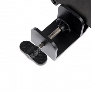 Удлинитель на струбцине Luazon, 16 А, трёхместный, 2xUSB, 2.1 A, провод 1,8 метра, черный