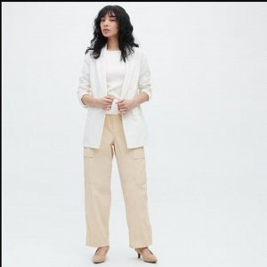 UNIQLO - Легкие брюки-карго (длина 69-71см) - 31 BEIGE