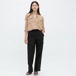UNIQLO - Легкие брюки-карго (длина 74-76 см) - 09 BLACK